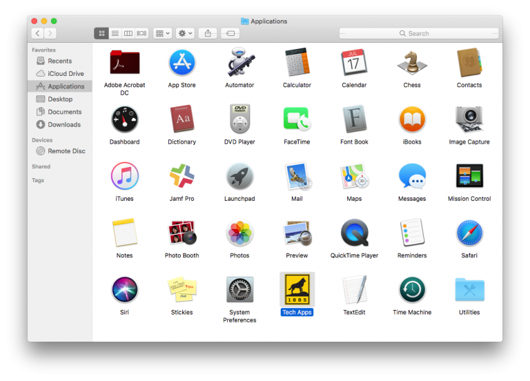 Mac Self Service is now Tech Apps | Michigan Tech IT News