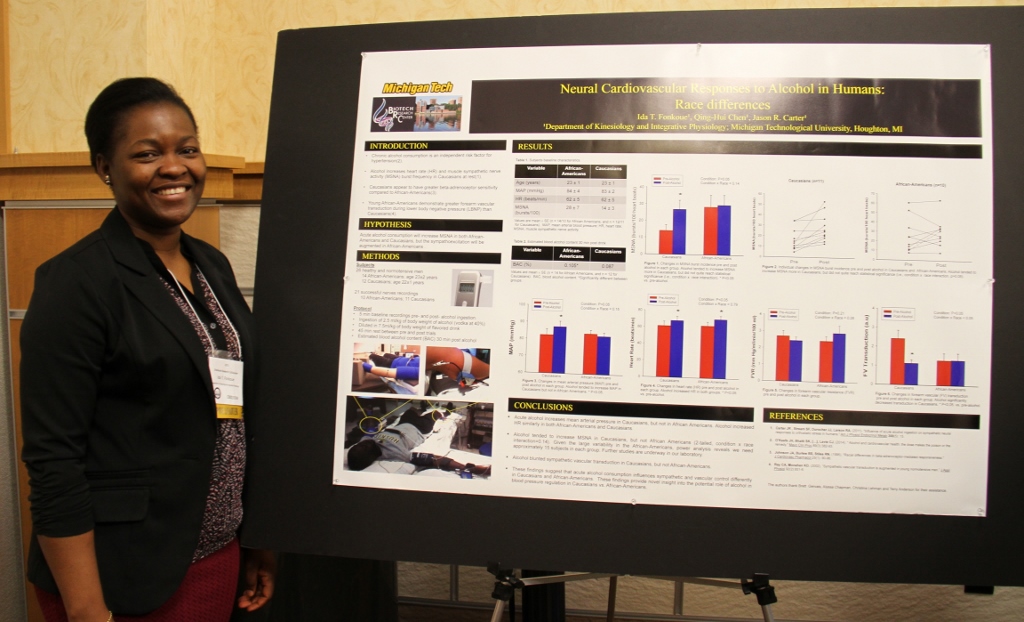 Fonkoue Receives Graduate Research Colloquium Poster Award | KIP Newsblog