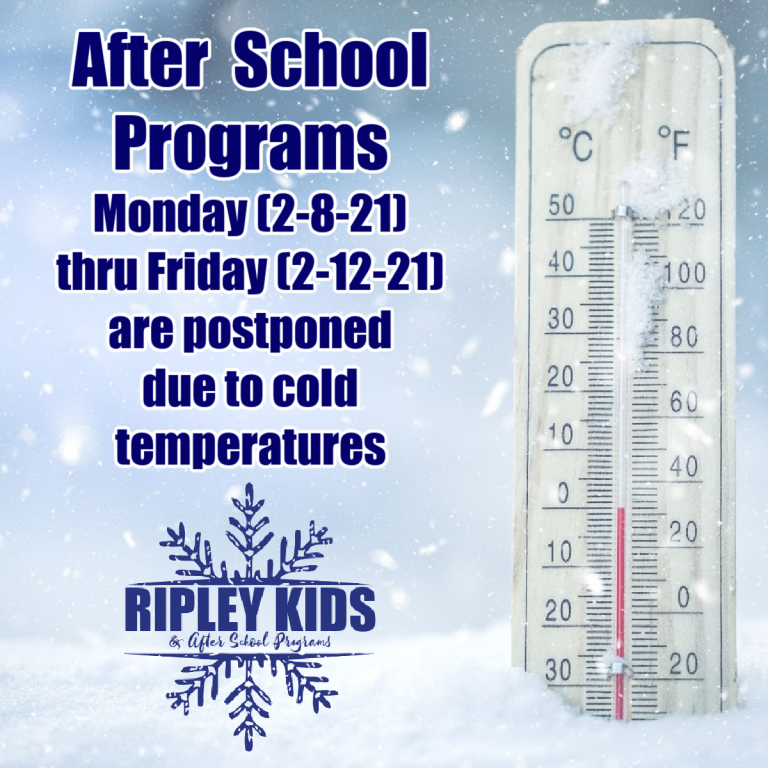 Program Postponed After School Programs Postponed | Ripley News