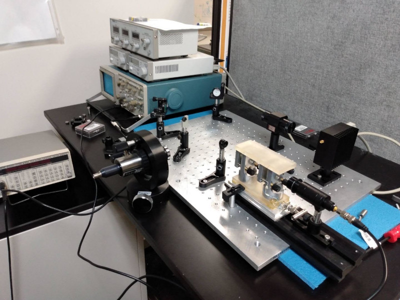 Optics and spectroscopic laboratory equipment