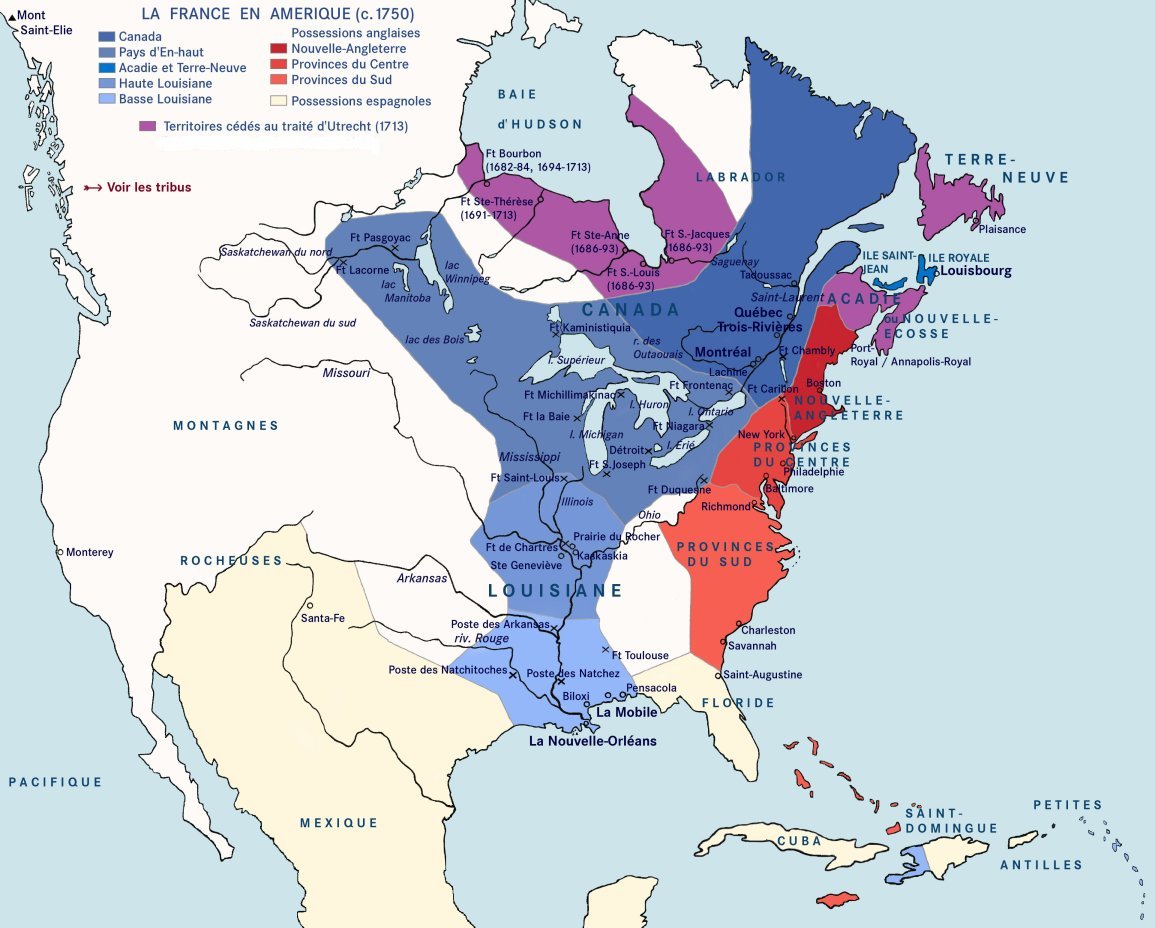 French Settlers In North America