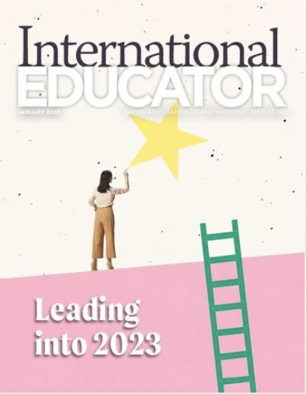 January 2023 cover of International Educator Magazine