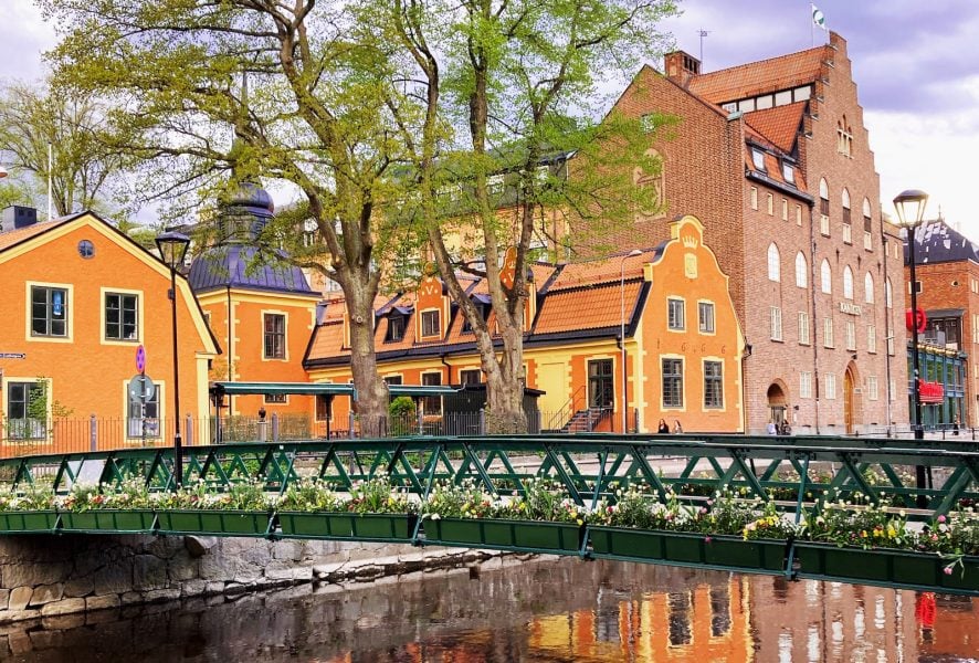 A bridge in the Swedish town of Uppsala