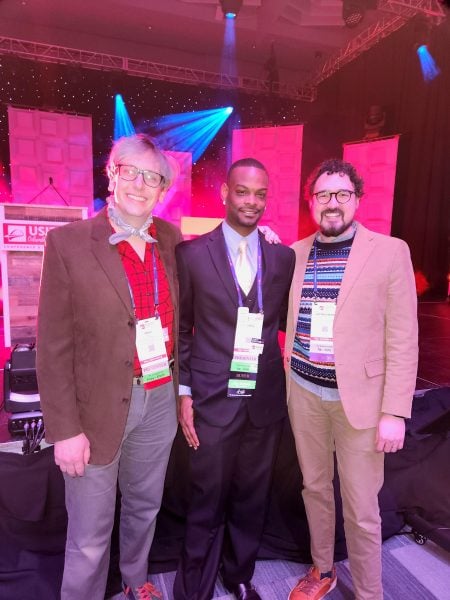 USITT Incoming Board Members Jeff Sherwood, Jeff Bazemore, Eben Alguire